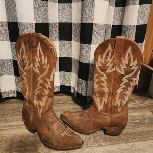 Brown Western Cowboy Boots